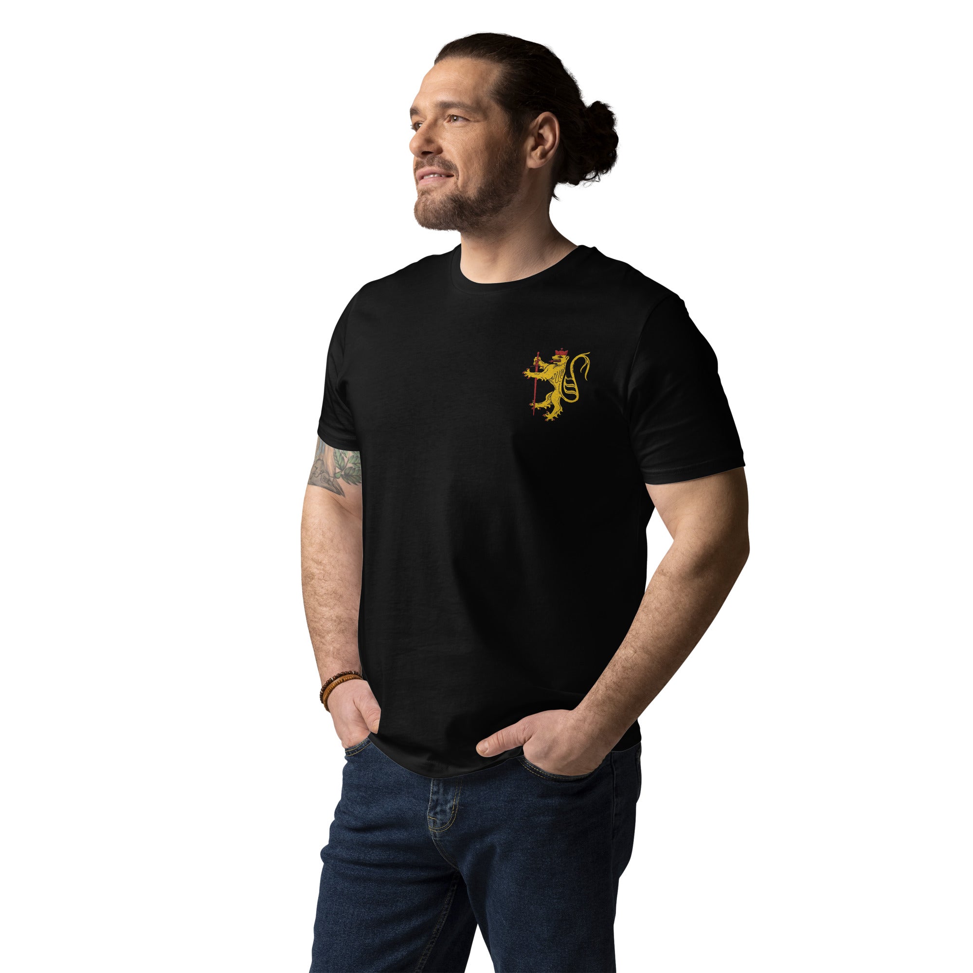 Pfälzer Schwertlöwen - Öko-T-Shirt für Herren - Stick